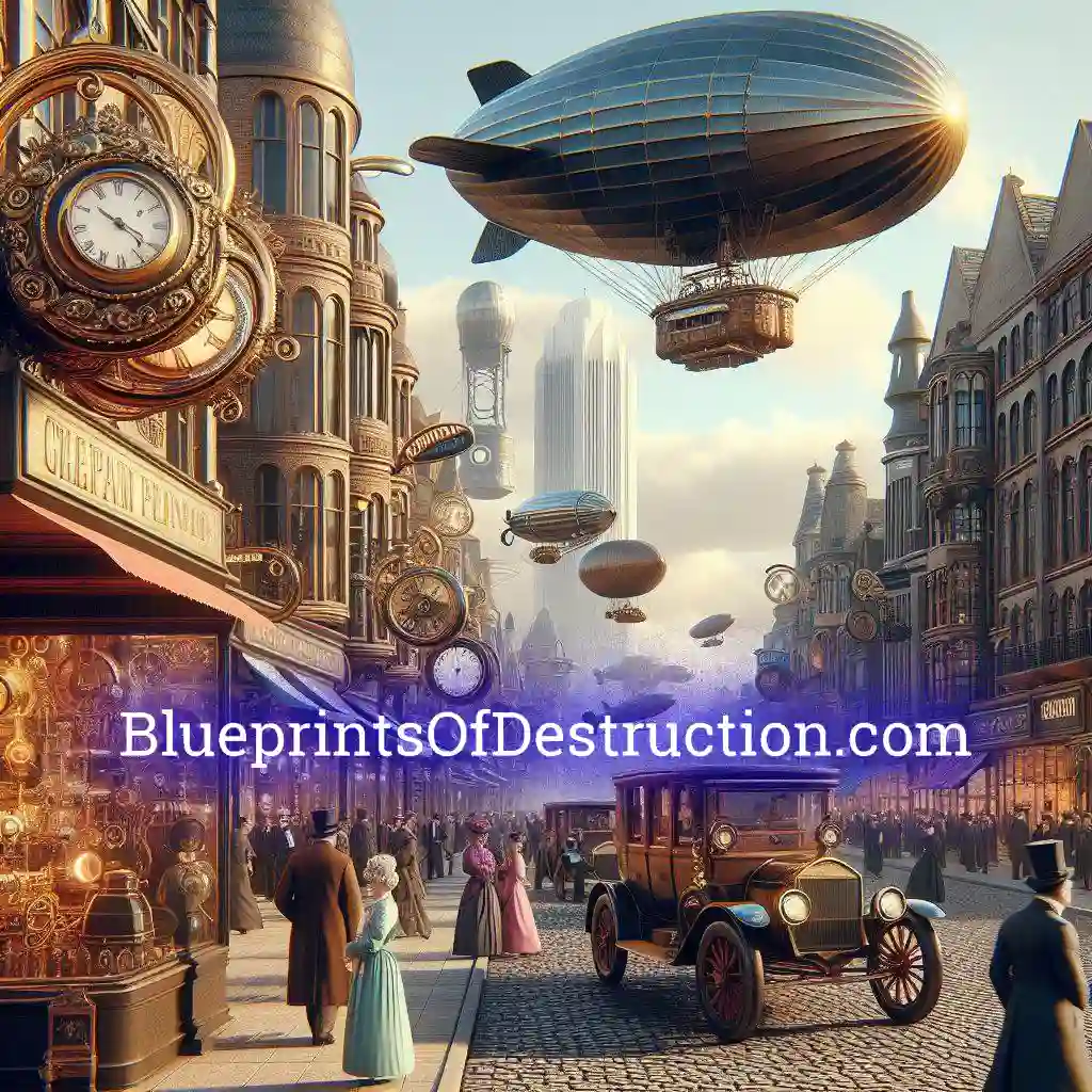 An example of world building, steampunk in the 1930s An example of world building, steampunk in the 1930s
