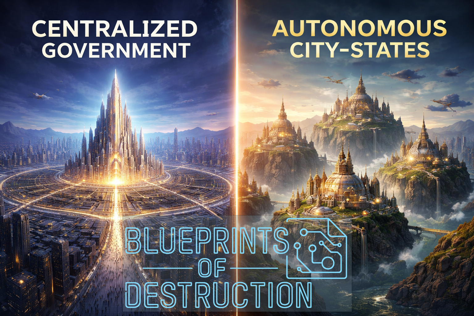 an image showing diverse power versus centralized autonomy