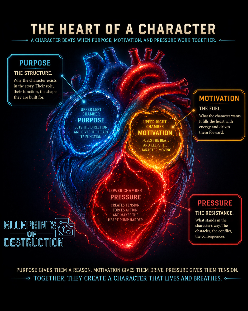 The heart of a character