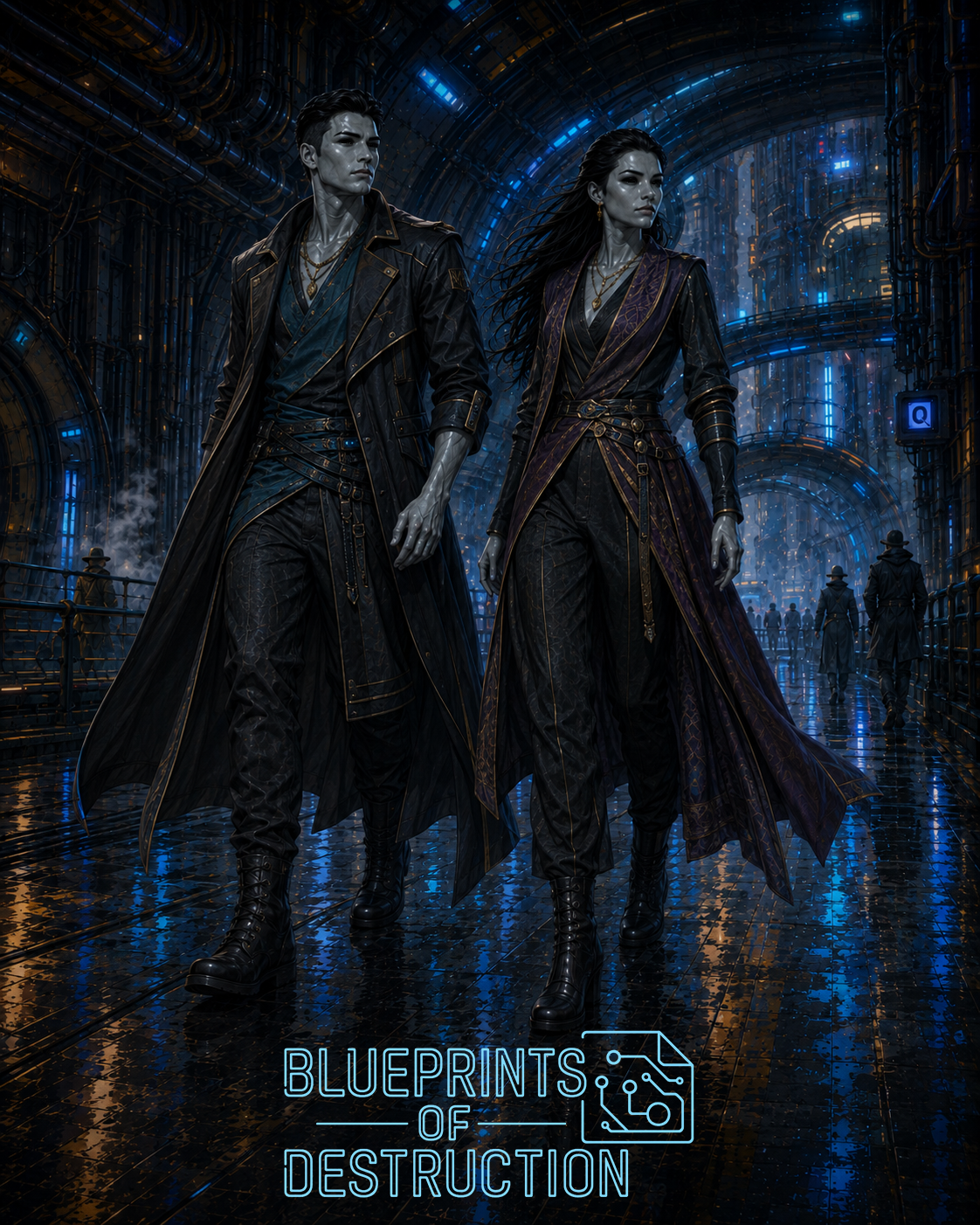 Male and female hulauz species concept art