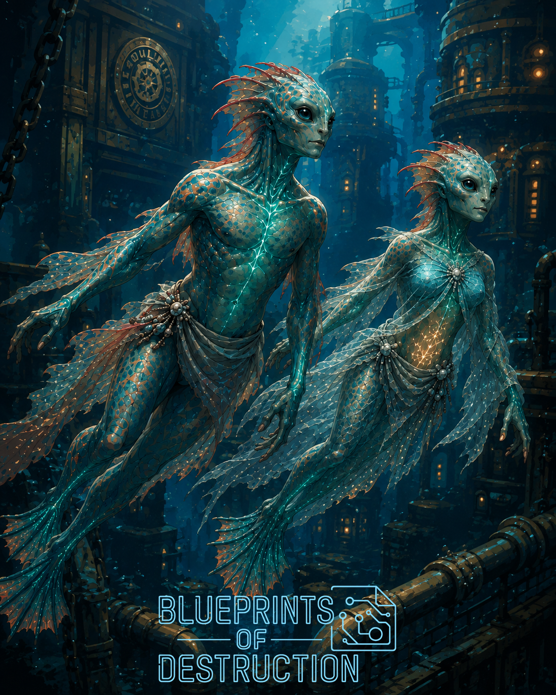 Male and female fasanib species concept art
