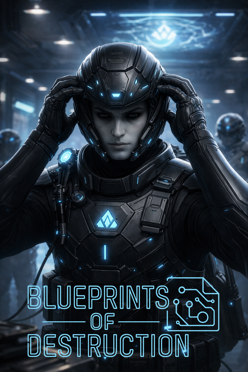 A Guild agent puts on a helmet A Guild agent puts on a helmet