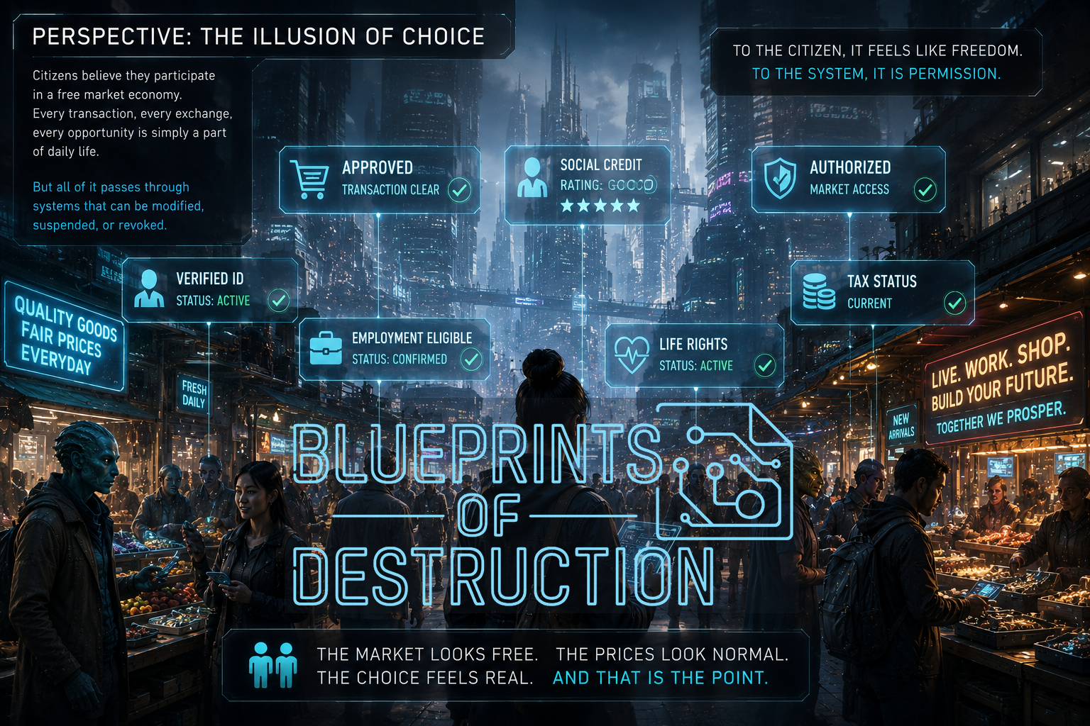 An image showing how a citizens moves through the world with a Lifelink. An image showing how a citizens moves through the world with a Lifelink.