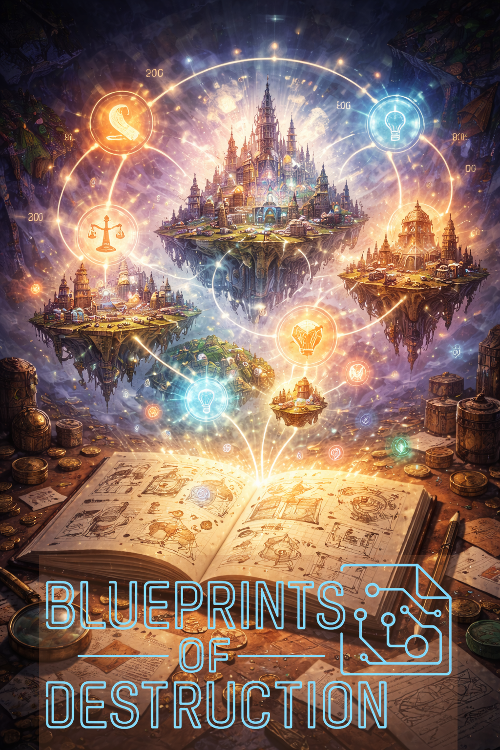 Simple worldbuilding ideas transforming into complex systems. Simple worldbuilding ideas transforming into complex systems.